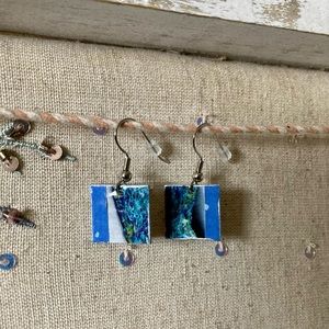 Recycled Paper Earrings ♻️
